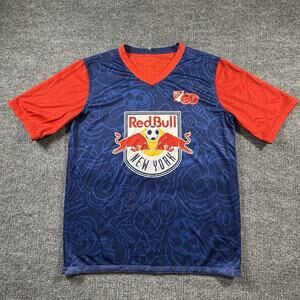 Red bull MLS go New York jersey Mens medium Short Sleeve Soccer Football Men's